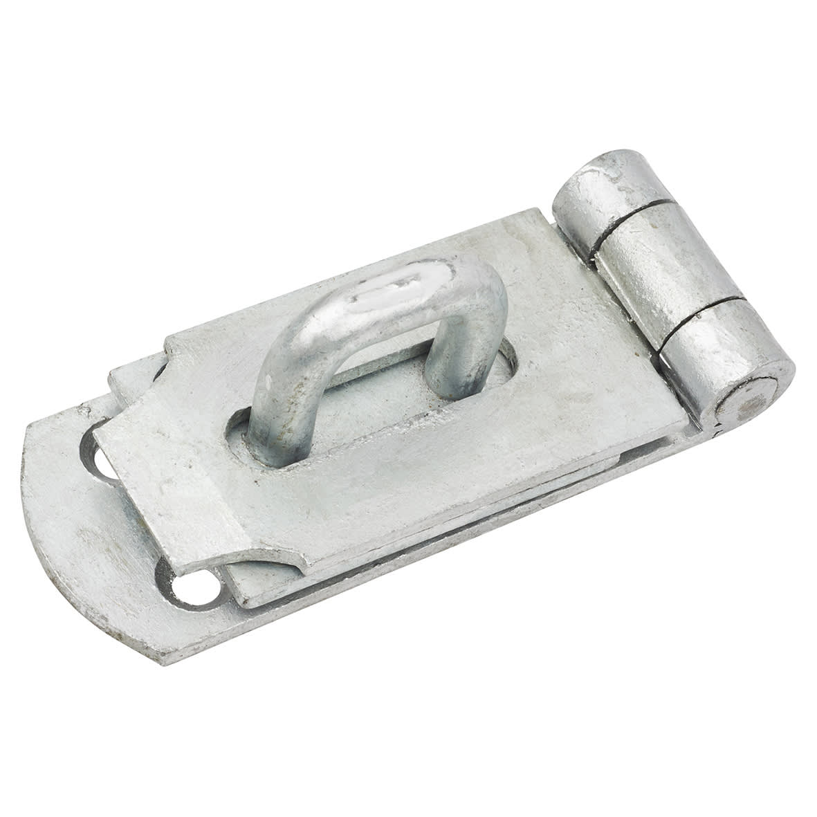 Medium Duty Secure Pattern Hasp & Staple - 200mm Length - Galvanised - view 5