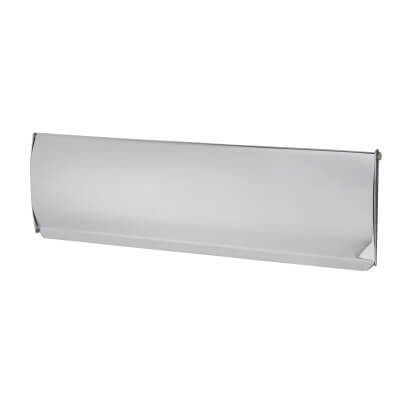 Letter Tidy - 355 x 125mm - Polished Chrome - view 2
