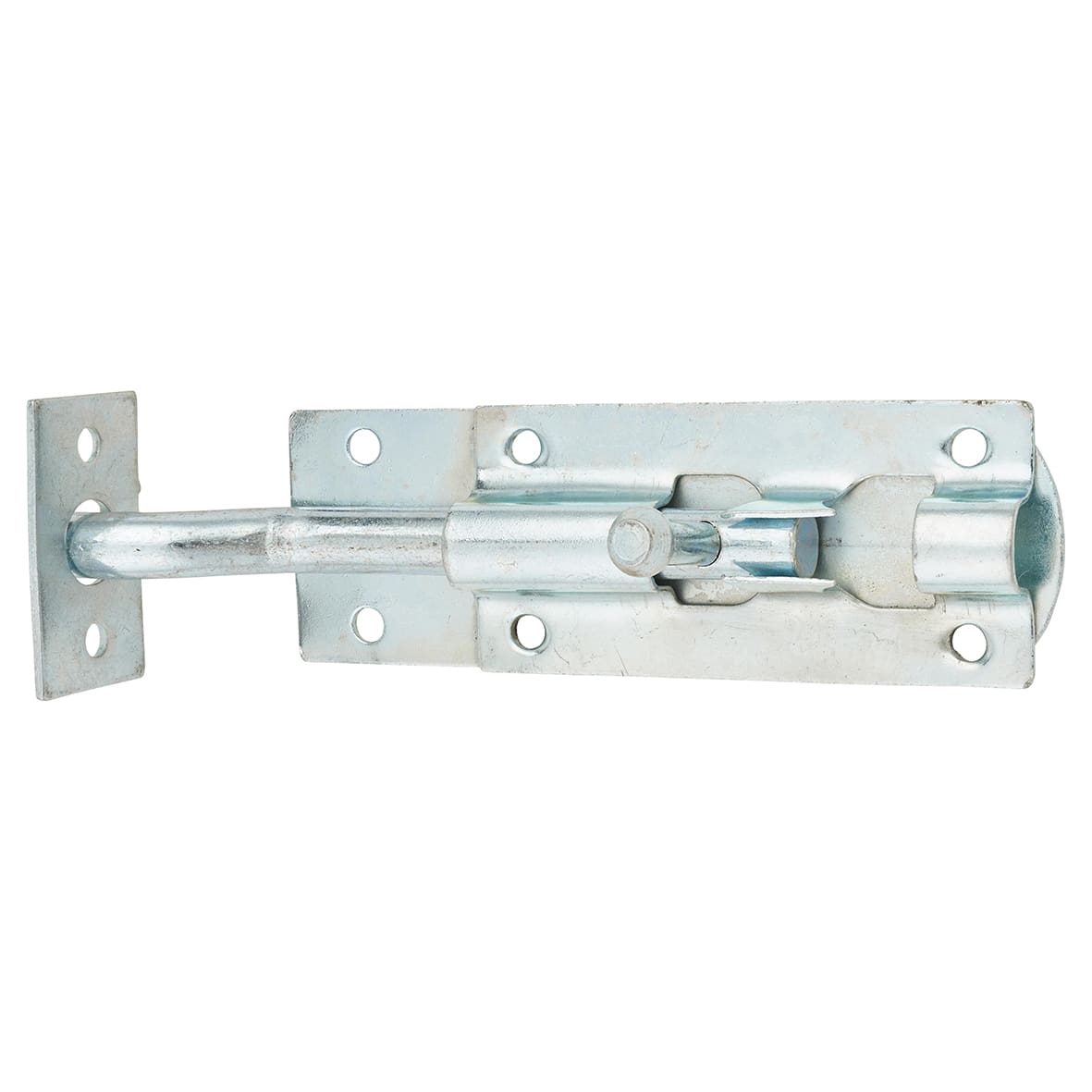 Traditional Tower Gate Bolt - Necked - 100mm Length - Zinc Plated - view 2