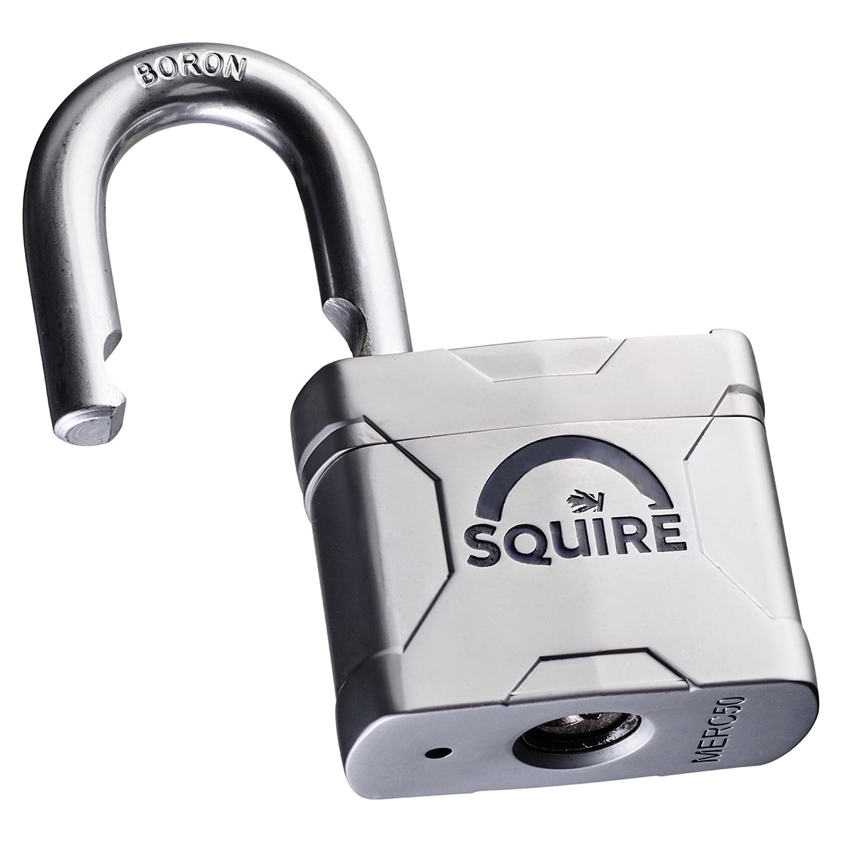 MERCURY 50 High Security Padlock - 50mm Body - 23.5 x 22mm Shackle - Silver - view 3