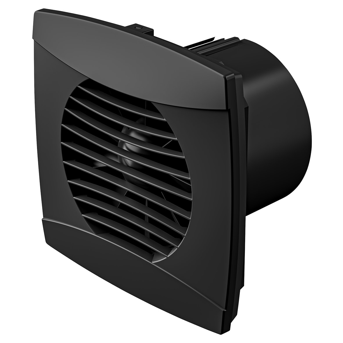 Helix Air EVEHA100TH003 Bathroom Extractor Fan with Humidity & Timer - Black - view 3