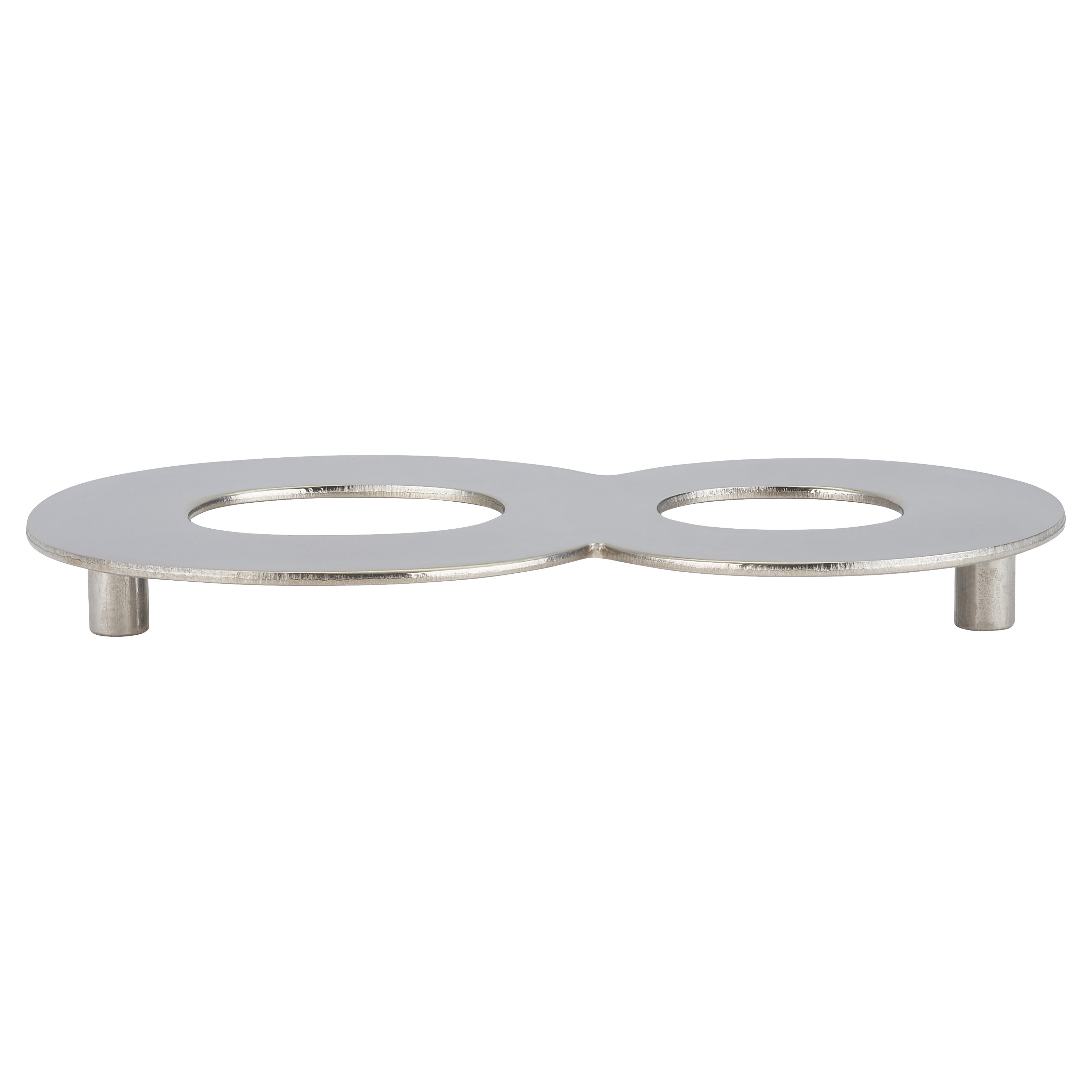 100mm Concealed Screw Fix Door Numeral - 8 - Polished Stainless Steel - view 3
