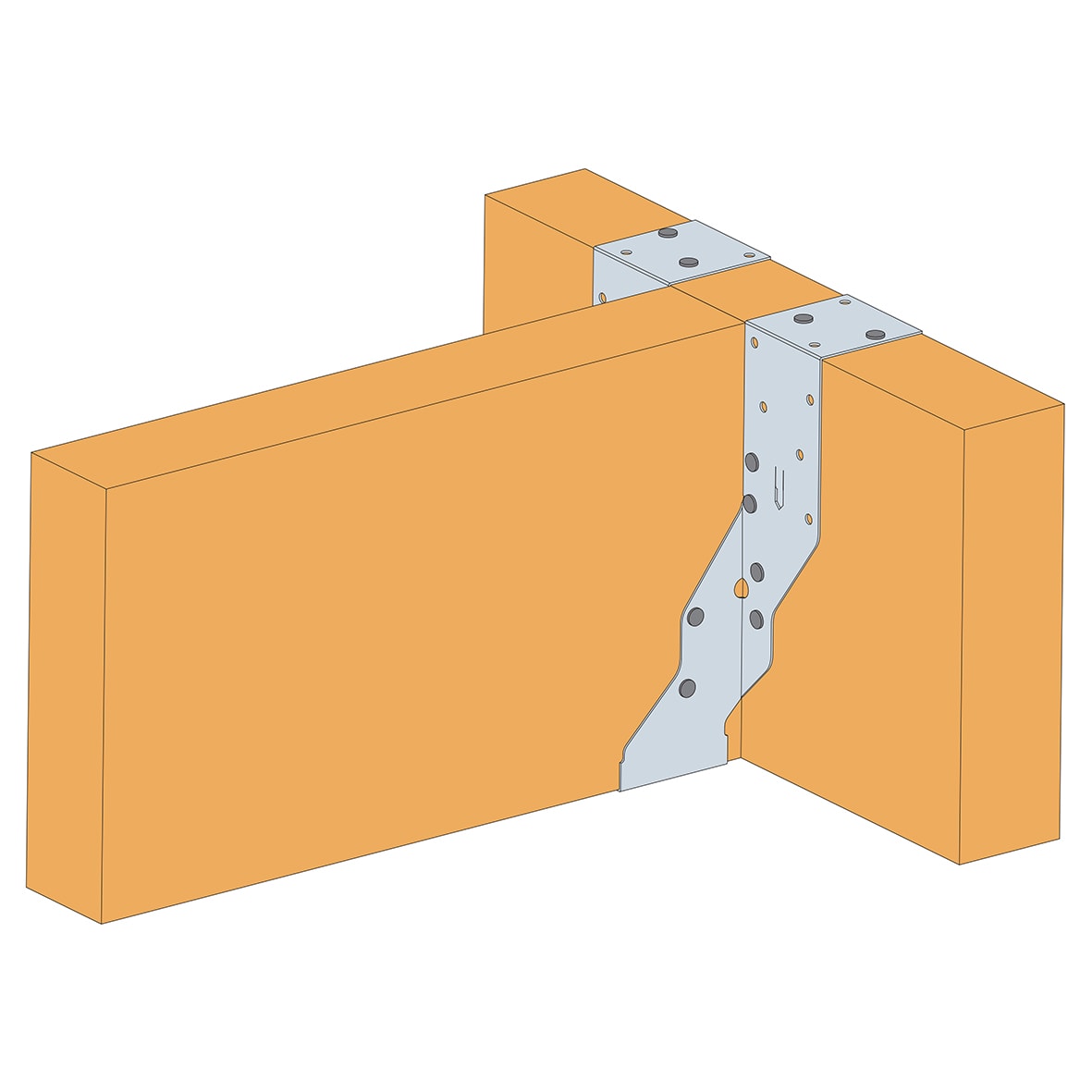 Joist Hanger - Adjustable Height Strap - Standard Leg - 38mm Width - view 6