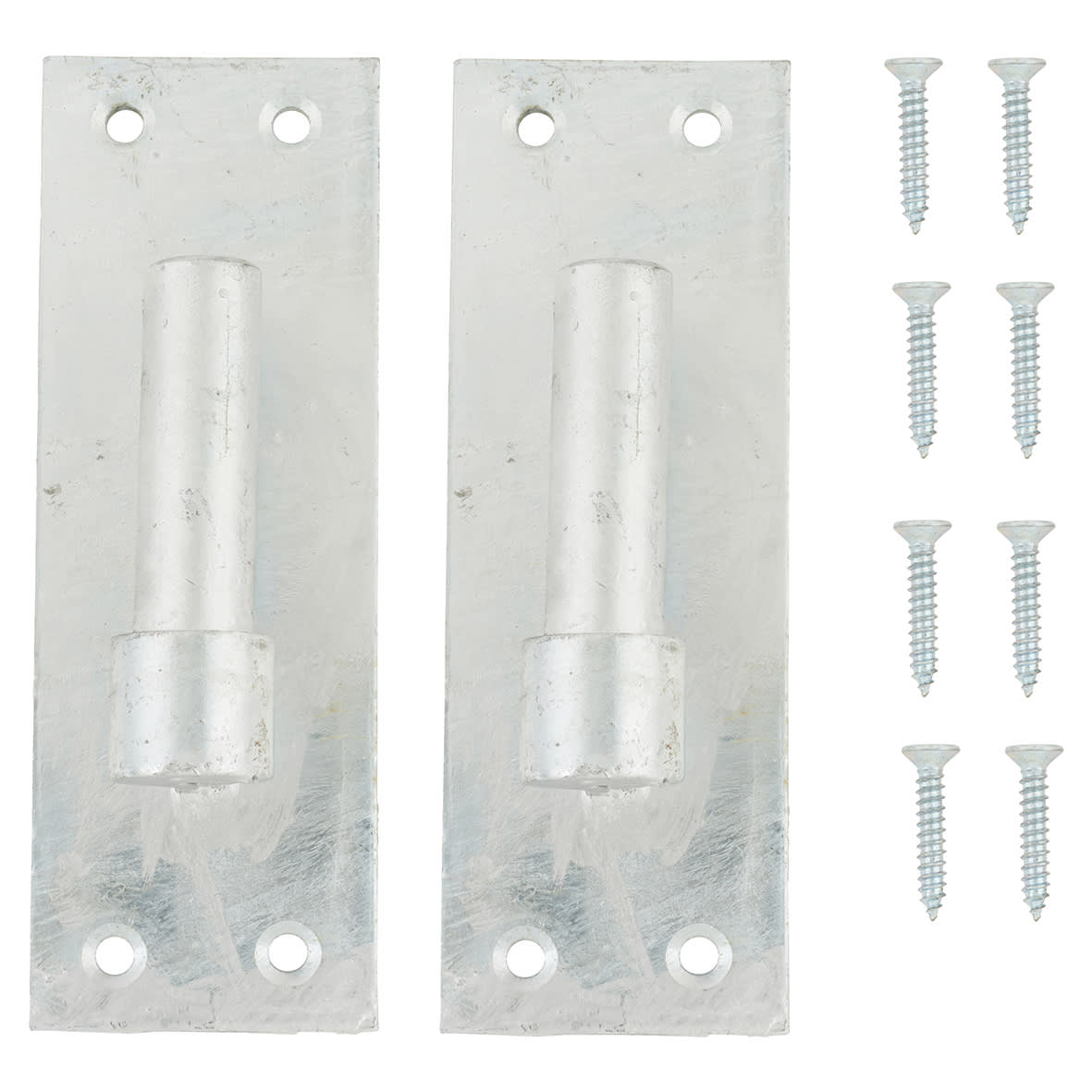 Heavy Duty Hook On Plate - 19mm Pin - Galvanised - Pair - view 3