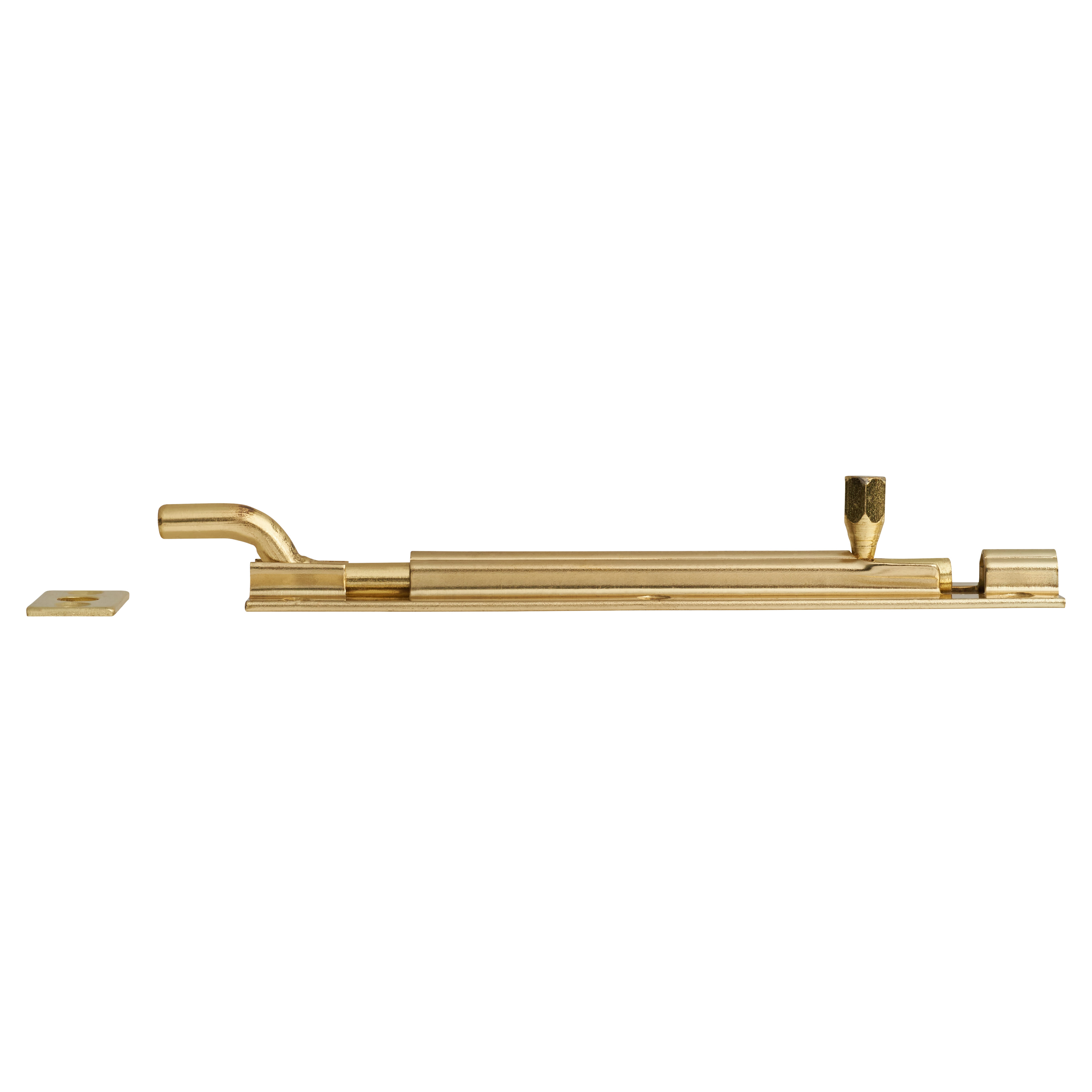 Polished Brass Necked Barrel Bolt - Budget Range - 150 x 25mm - view 3
