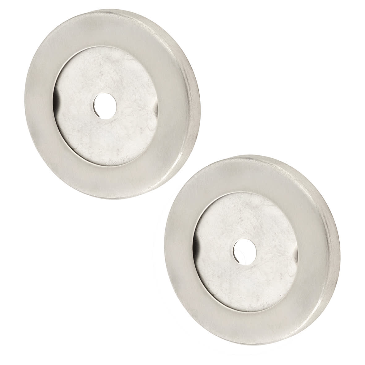 Satin Stainless Steel Rose Set for 30mm Door Pull Handless - 52 x 6mm - view 2