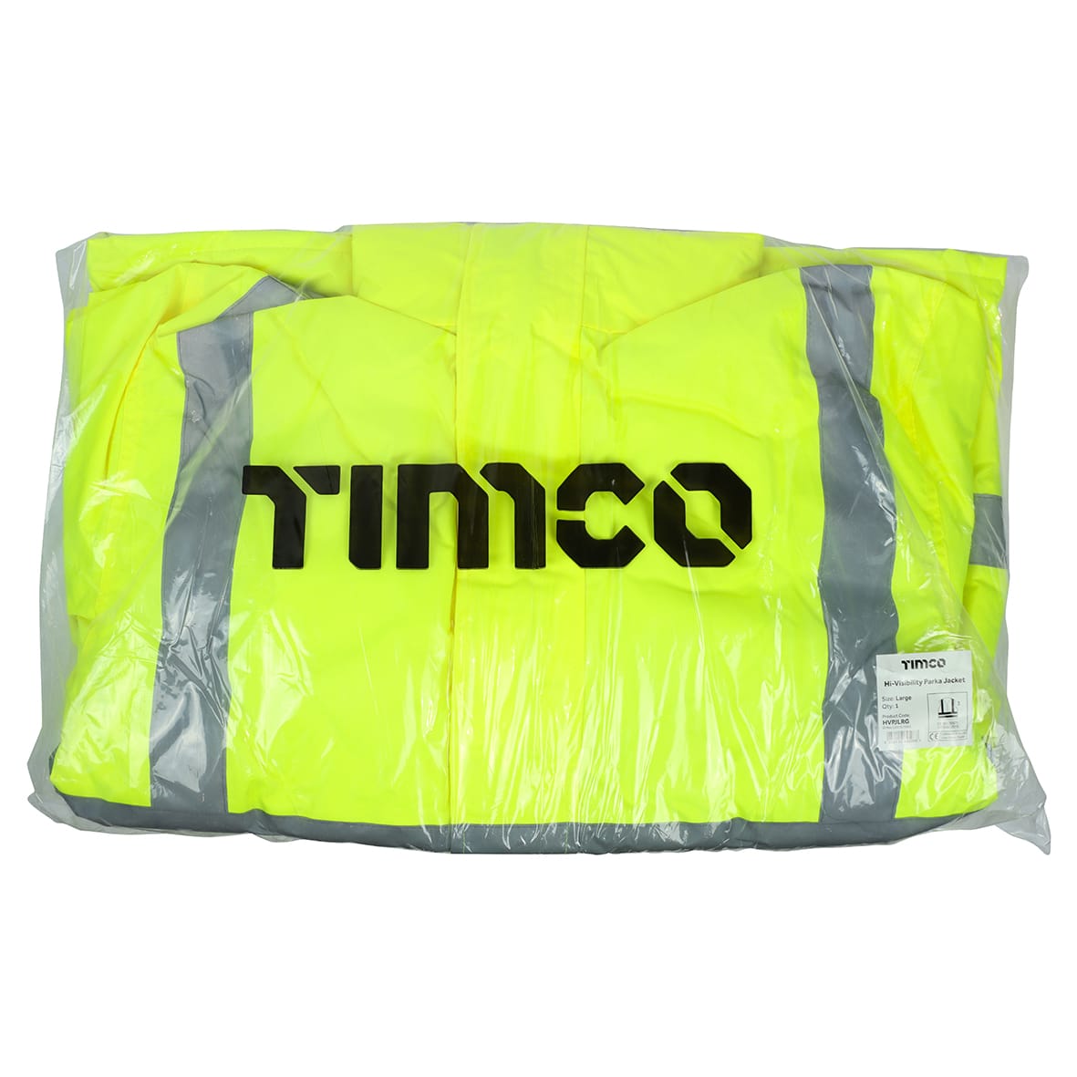 Hi Visibility Parka Jacket - Yellow - XL - view 2
