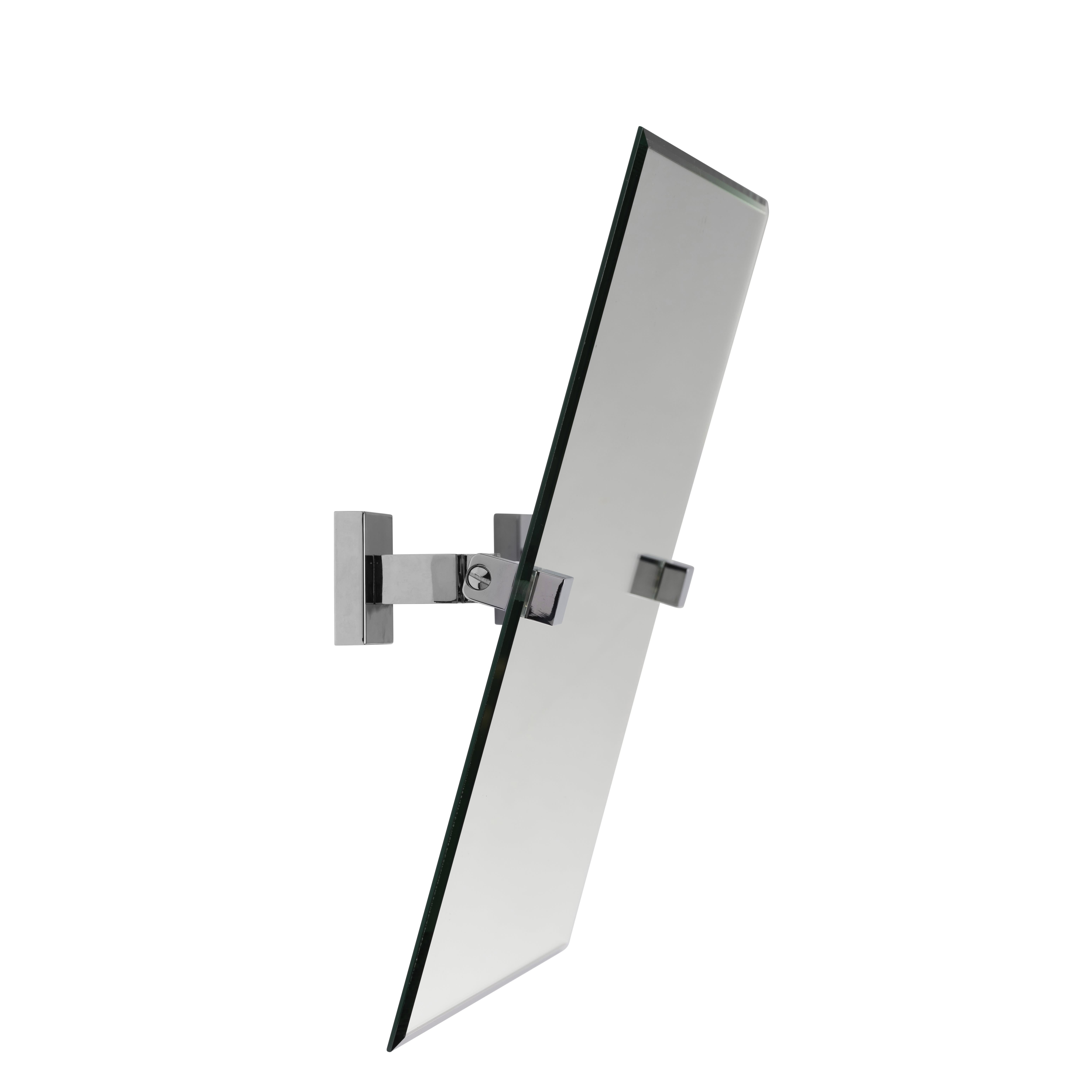 Chester Bathroom Mirror - Square - 380 x 380 x 90mm - Polished Chrome - view 4