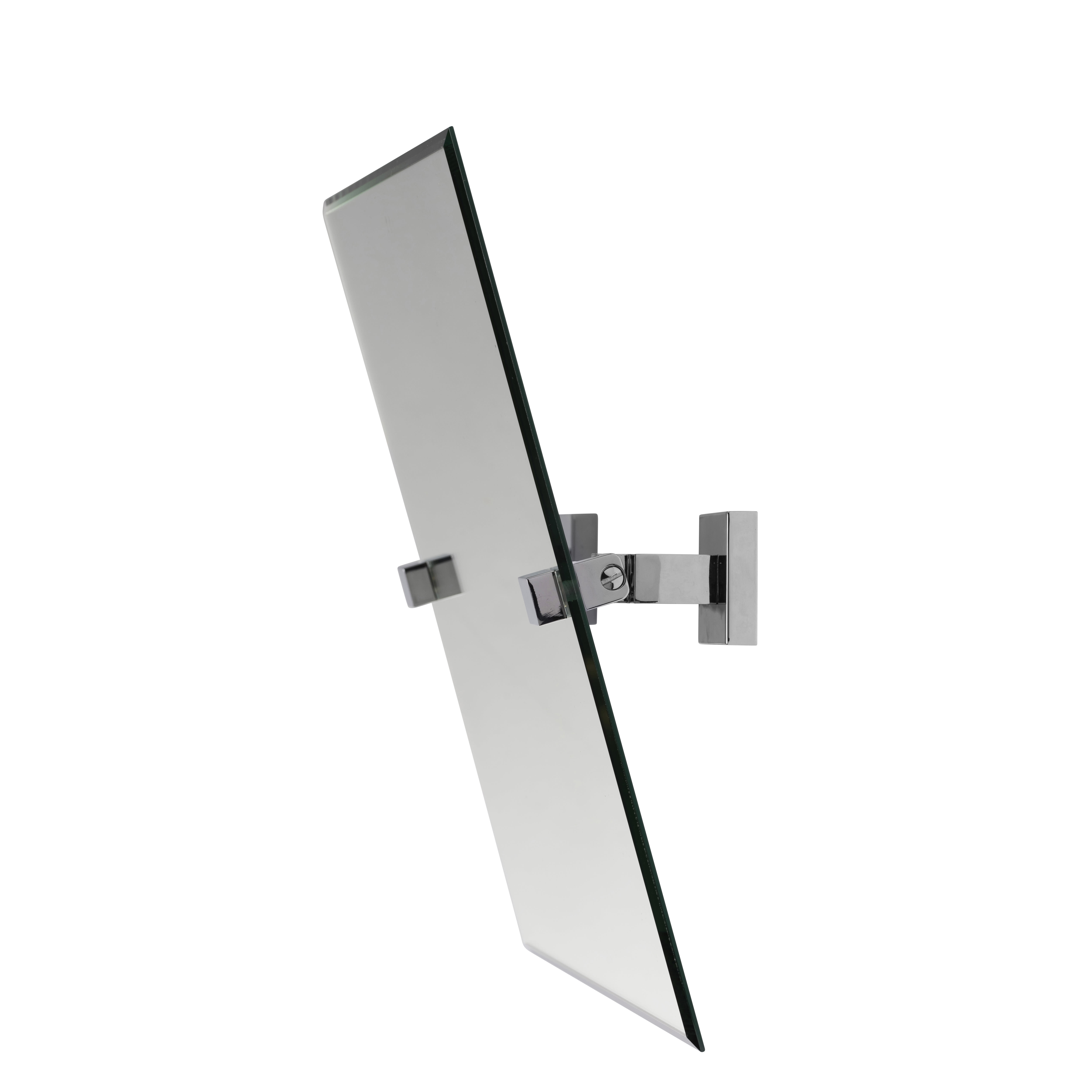 Chester Bathroom Mirror - Square - 380 x 380 x 90mm - Polished Chrome - view 6