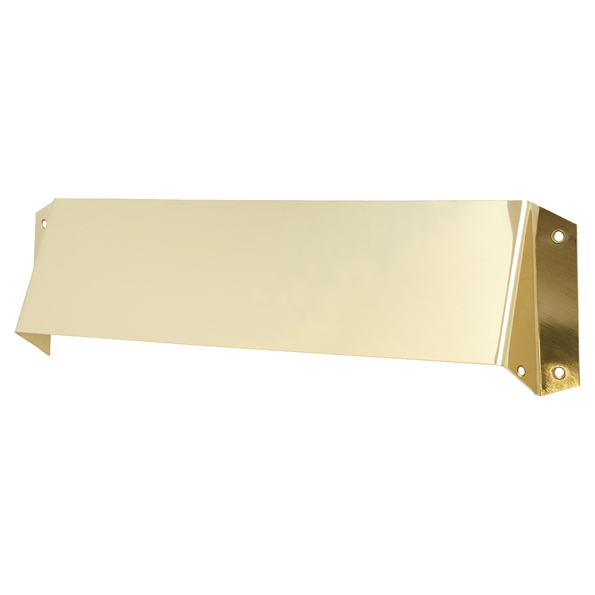 Security Hood - 300 x 89mm - Polished Brass - view 2