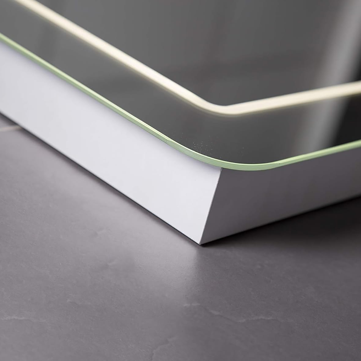 Flexi-Fix Chaumont 23W LED Bathroom Mirror - Demister & Shaver Socket - 900 x 600 x 55mm - view 3