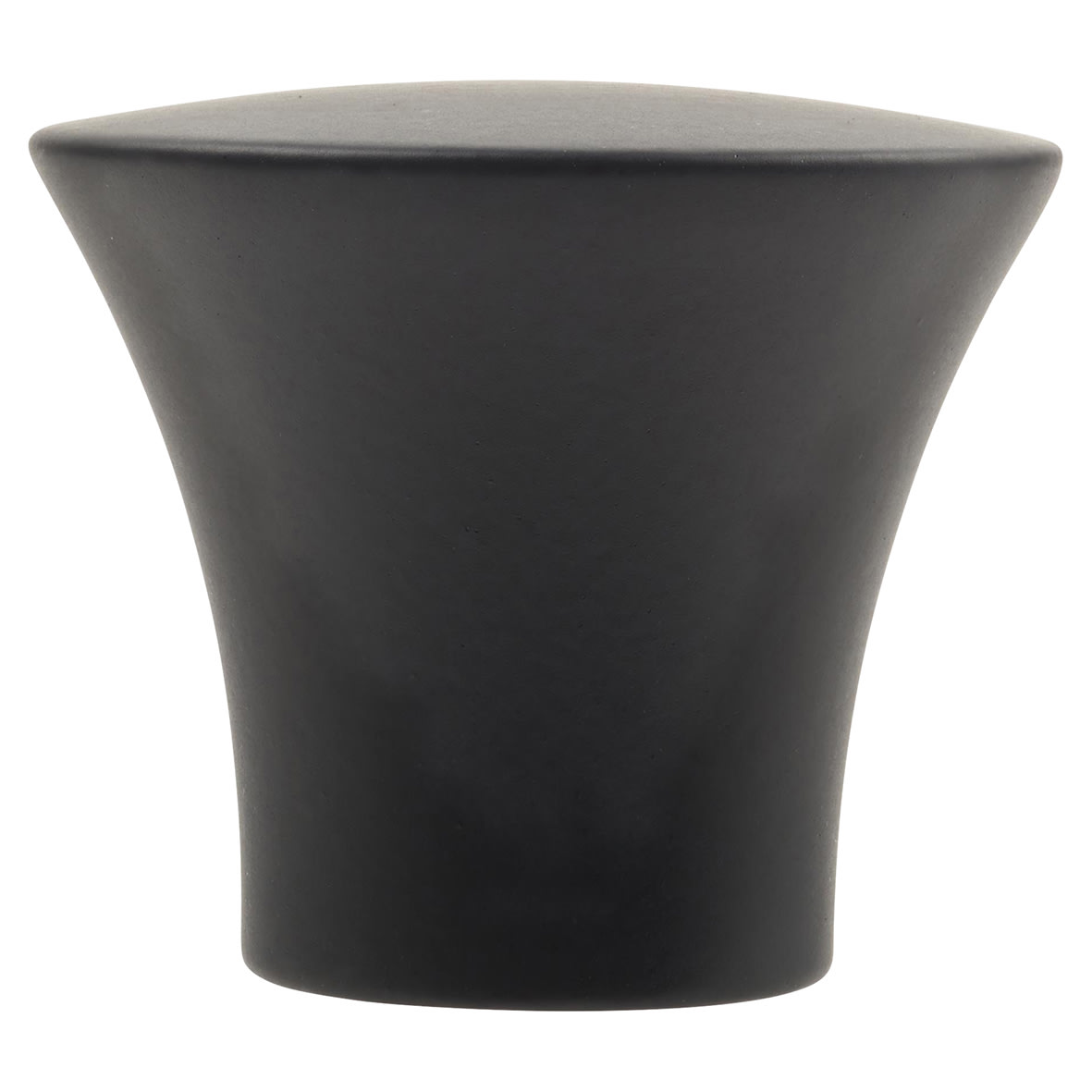 Crofts & Assinder Malvern Round Cabinet Knob - 35mm Diameter - Matt Black - view 2