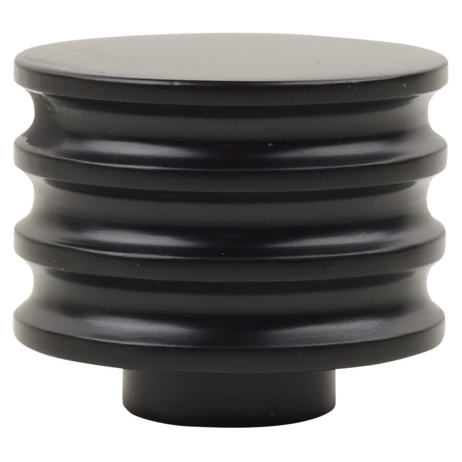 Hoxton Sturt Round Cabinet Knob - 30mm Diameter - Matt Black - view 2