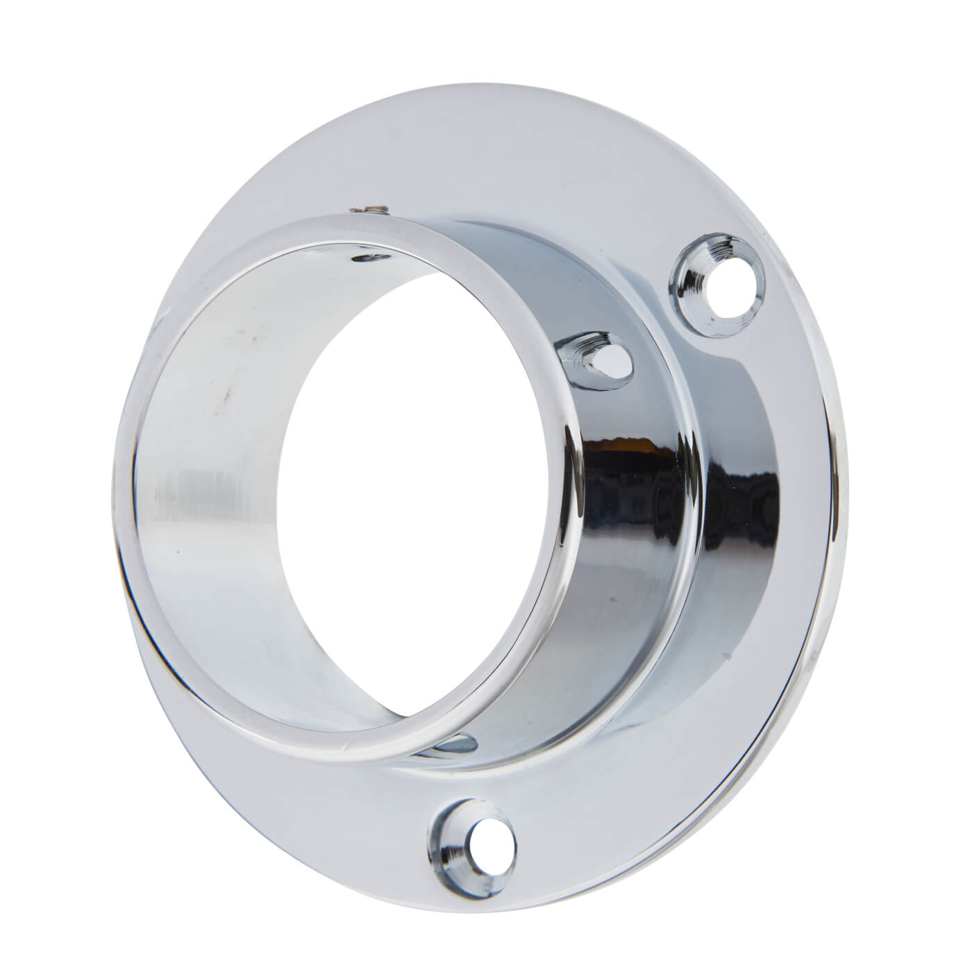 38mm Solid Brass End Socket - Polished Chrome - view 2