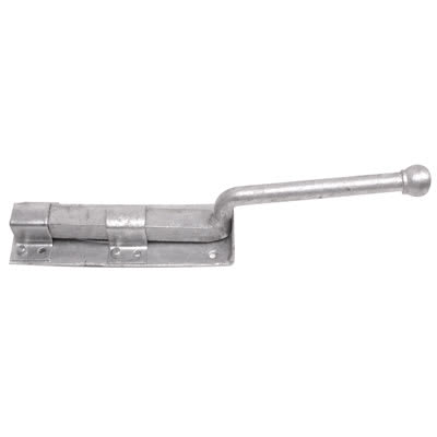 Monkey Tail Gate Bolt - Straight Handle - 300mm Length - Galvanised - view 2