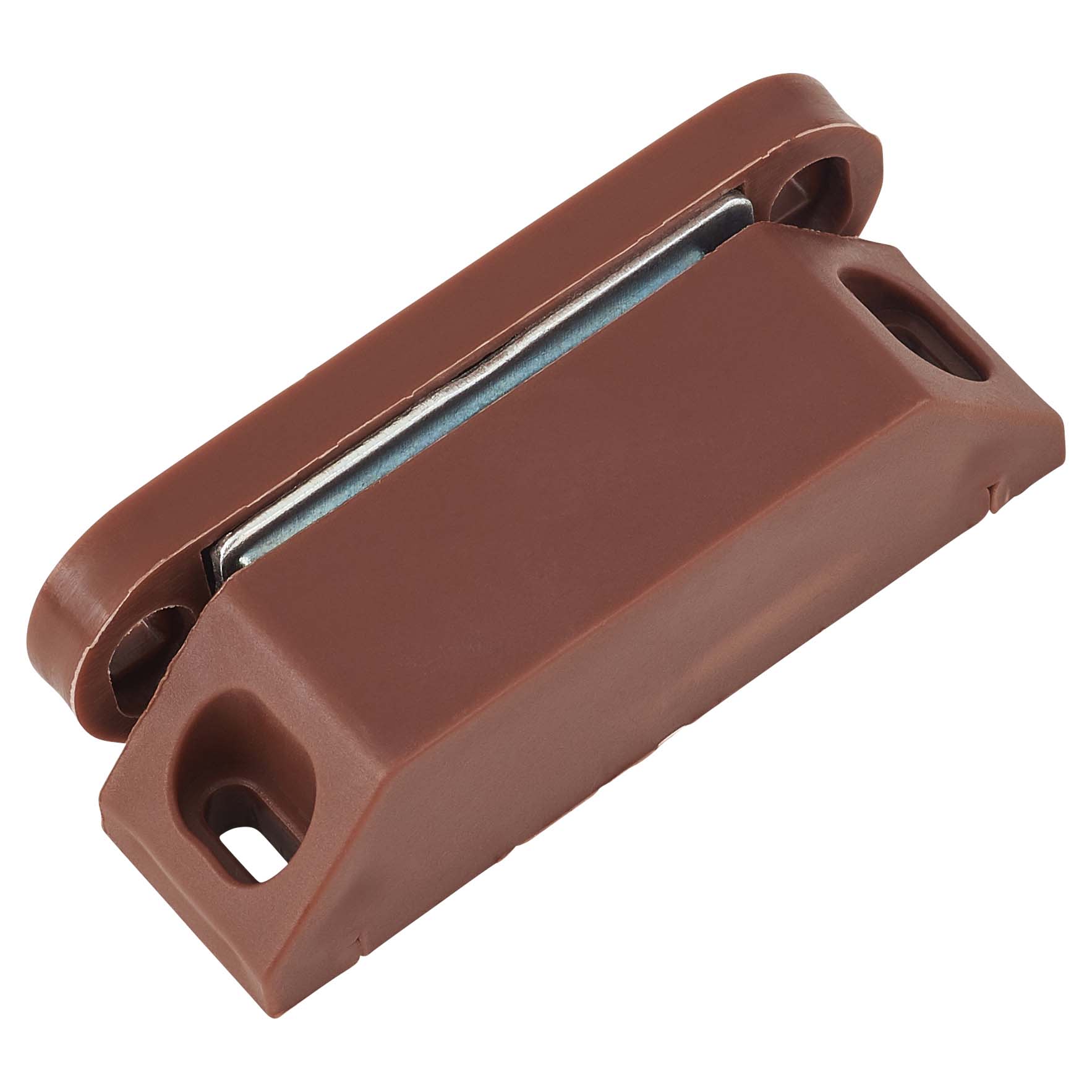 Budget Heavy Duty Magnetic Catch - 58 x 23 x 17mm - 6kg Pull - Brown - Pack of 5 - view 3
