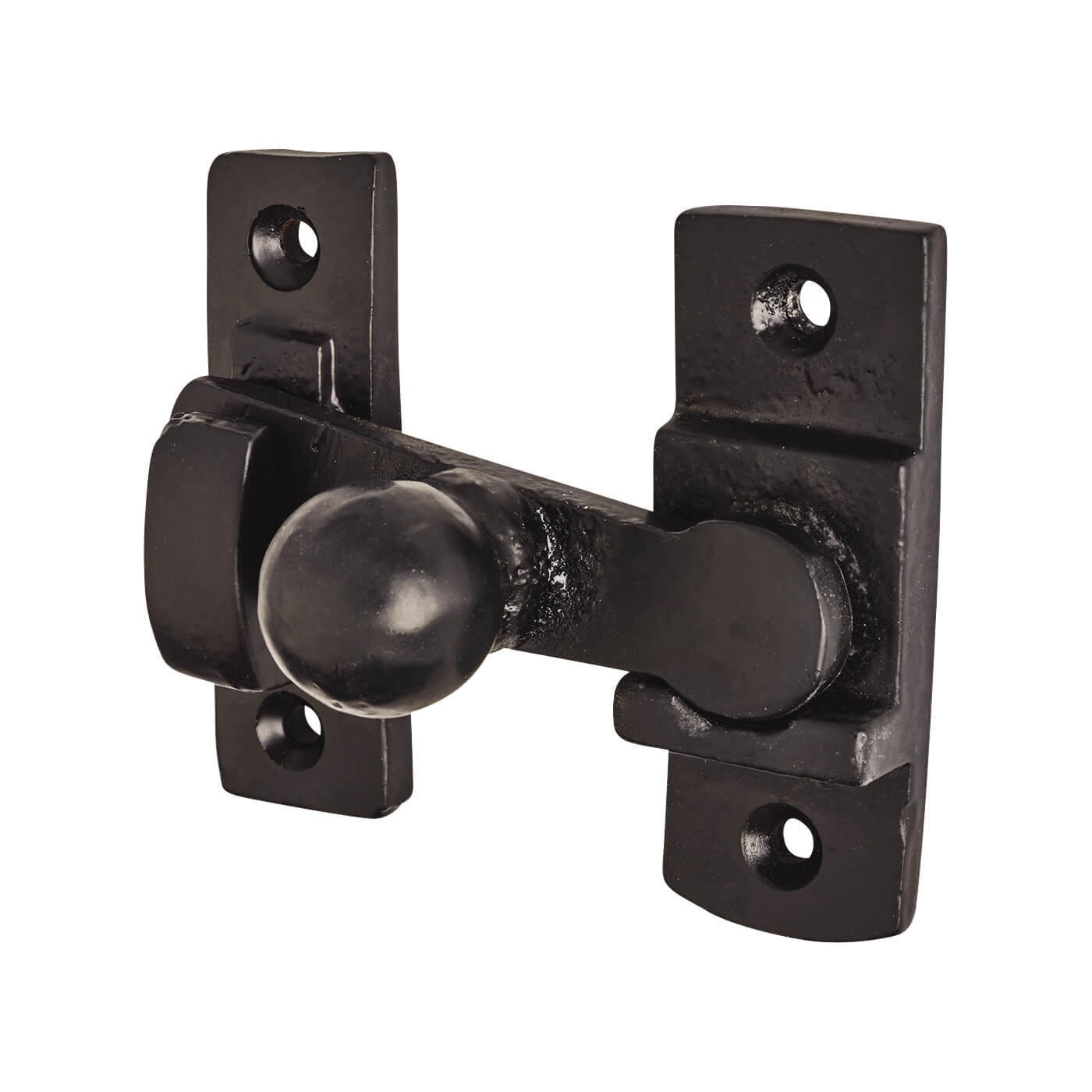Bathroom Turn & Release with Indicator Bolt - 71mm Diameter - Antique Black Iron - view 3