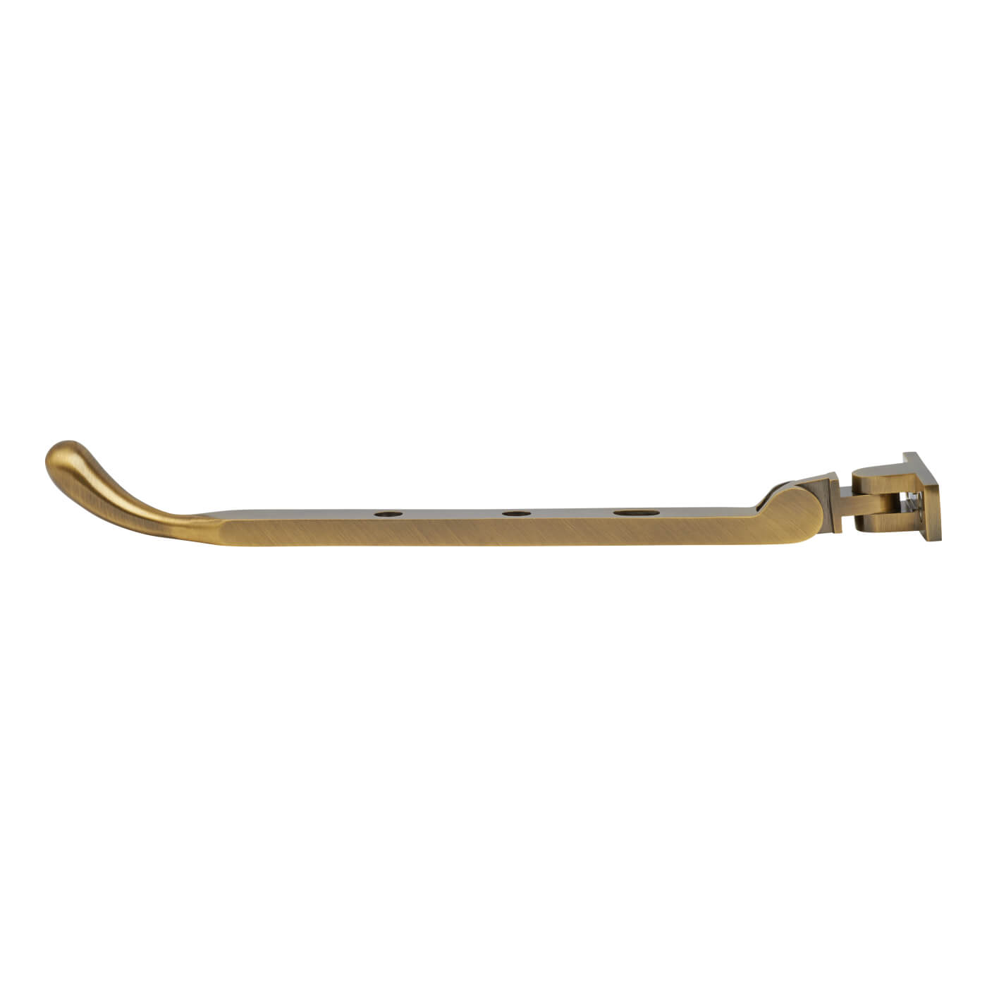Marcus Bulb End Casement Window Stay - 8"/200mm Length - Antique Brass - view 3
