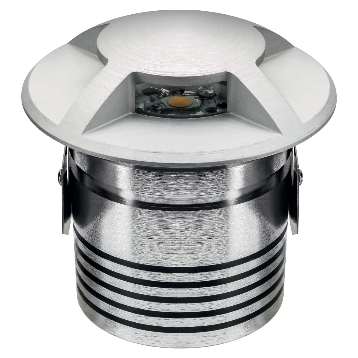 LED 4.5W 4 Way Ground Garden Light - - 3000K Warm White - Stainless Steel - view 3
