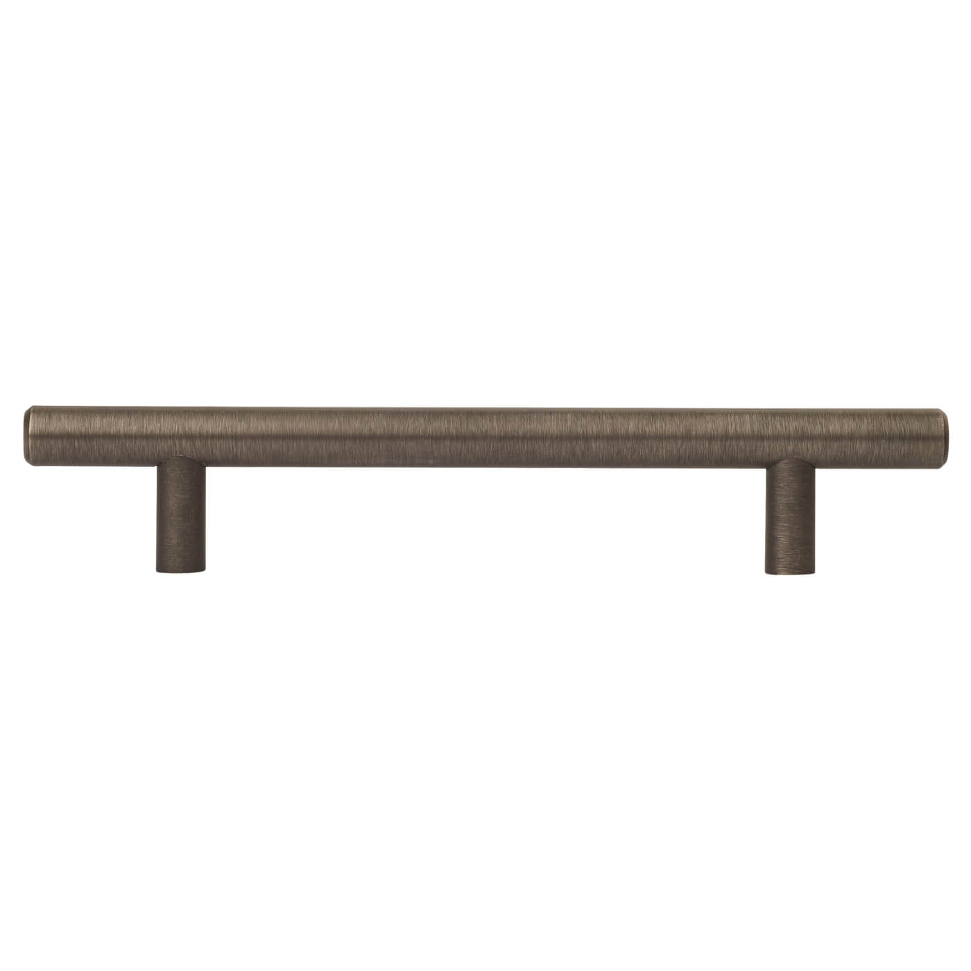 12mm T-Bar Cabinet Pull Handle - 128mm Centres - Brushed Pewter Effect - view 3