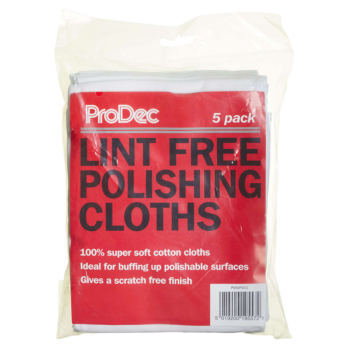 Lint Free Polishing Cloths - Pack of 5 - view 3