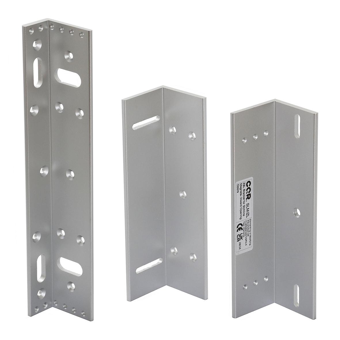 Electromagnetic Door Lock Z and L Bracket - 181 x 49 x 50mm - Slimline Magnet - view 2