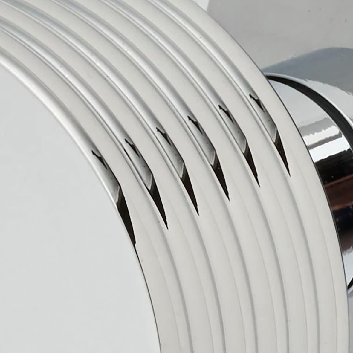 Polished Chrome Mortice Door Knob - 60mm Rose Diameter - Ribbon Range - view 2