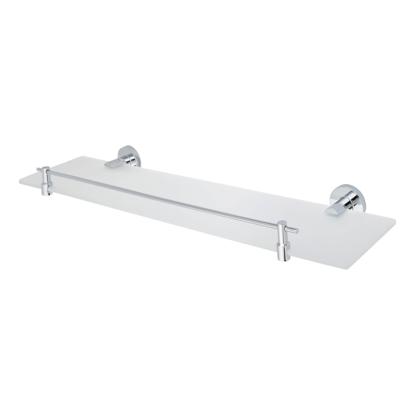 Style Glass Shelf - 555 x 180mm - Polished Chrome - view 2