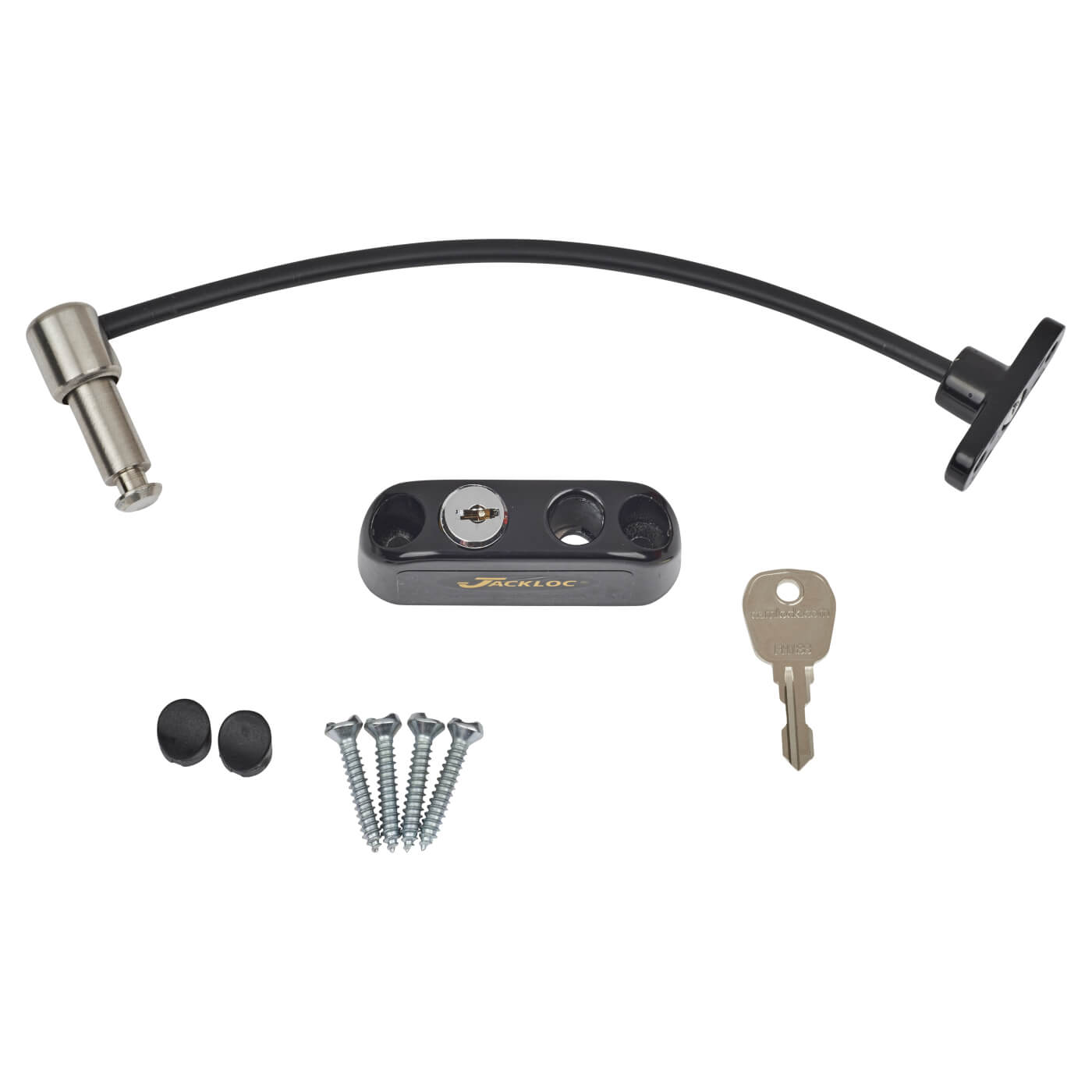 Pro-5 Key-Locking Cable Window Restrictor - Black - view 3