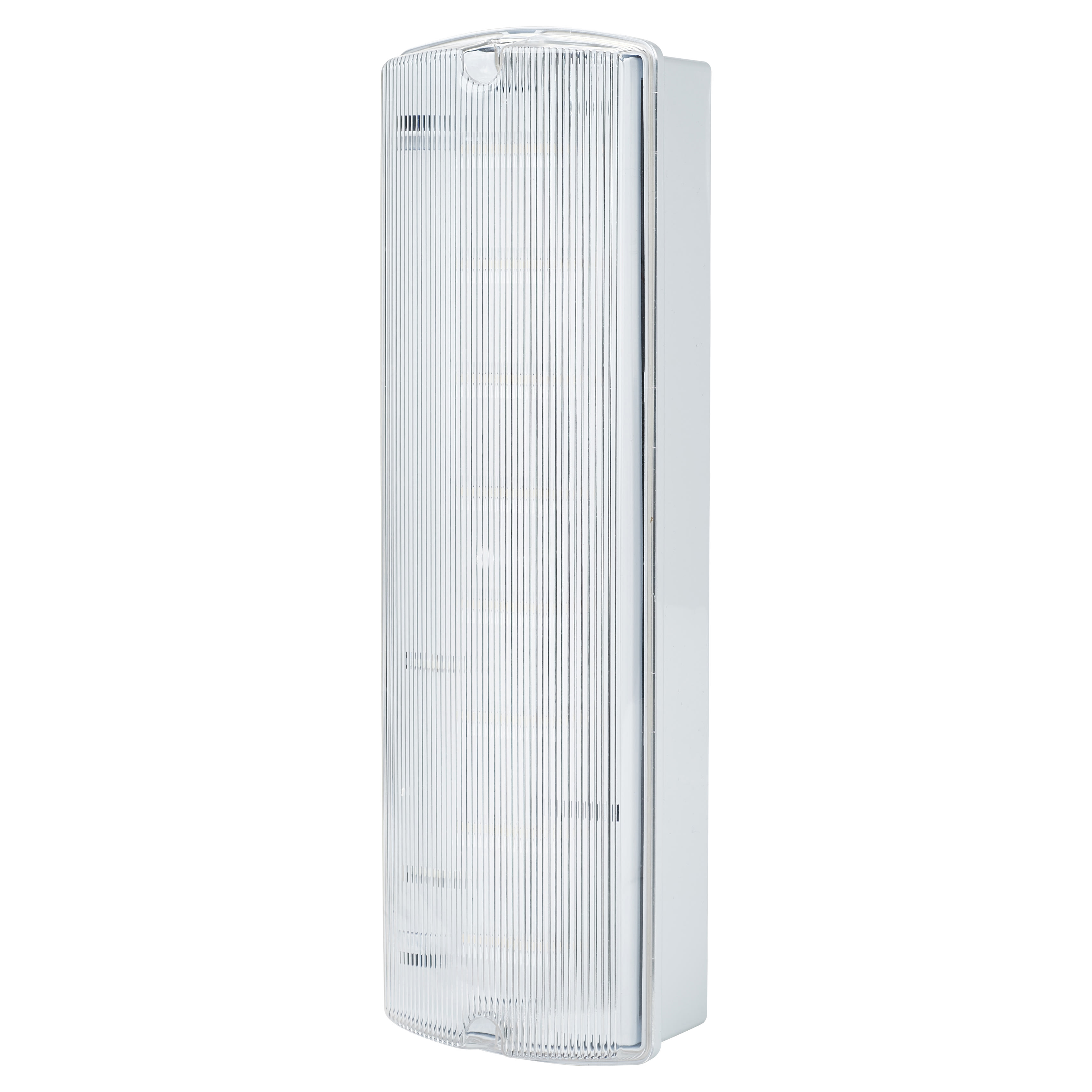 LED 5W LED Bulkhead Light with Emergency - - 4000K Cool White - White - view 2