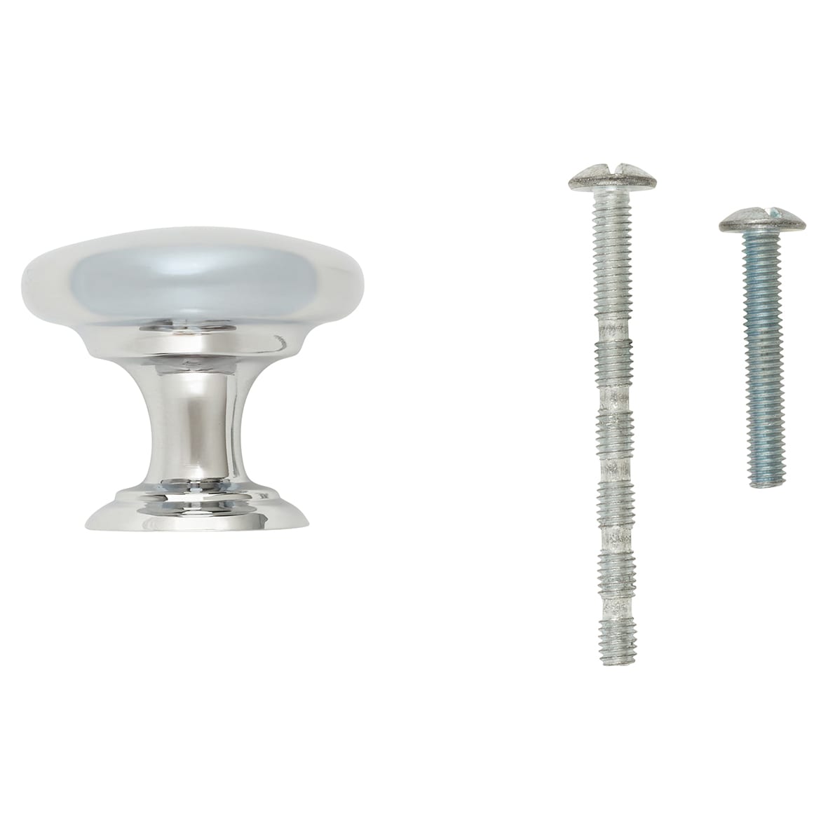 Crofts & Assinder Monmouth Round Cabinet Knob - 32mm Diameter - Polished Chrome - view 5