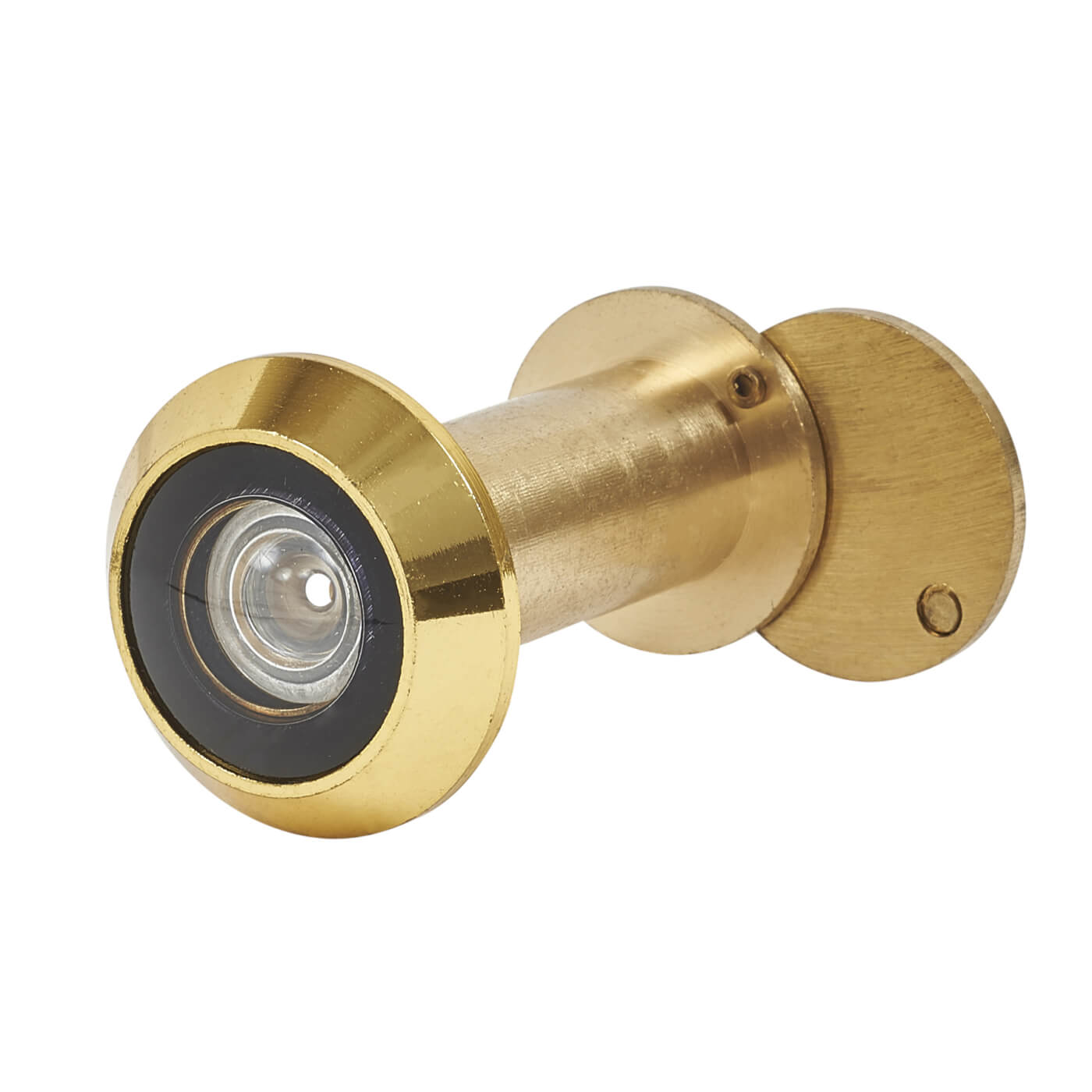 Wide Angle 180° Door Viewer - Door Thickness 35-55mm - Polished Brass - view 2
