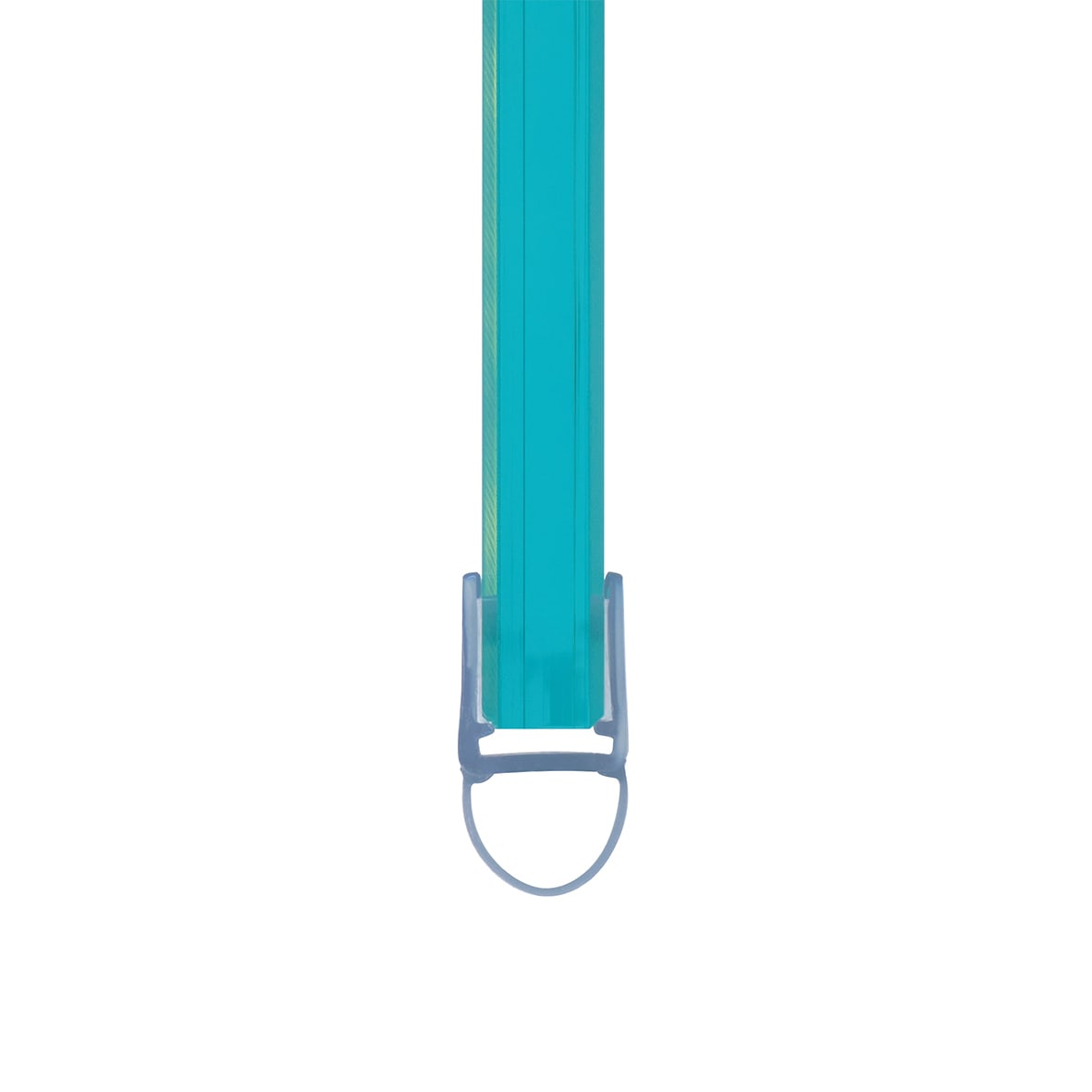 Clear PVC Shower Seal - Bubble Seal - Suits 10-12mm Glass - view 2