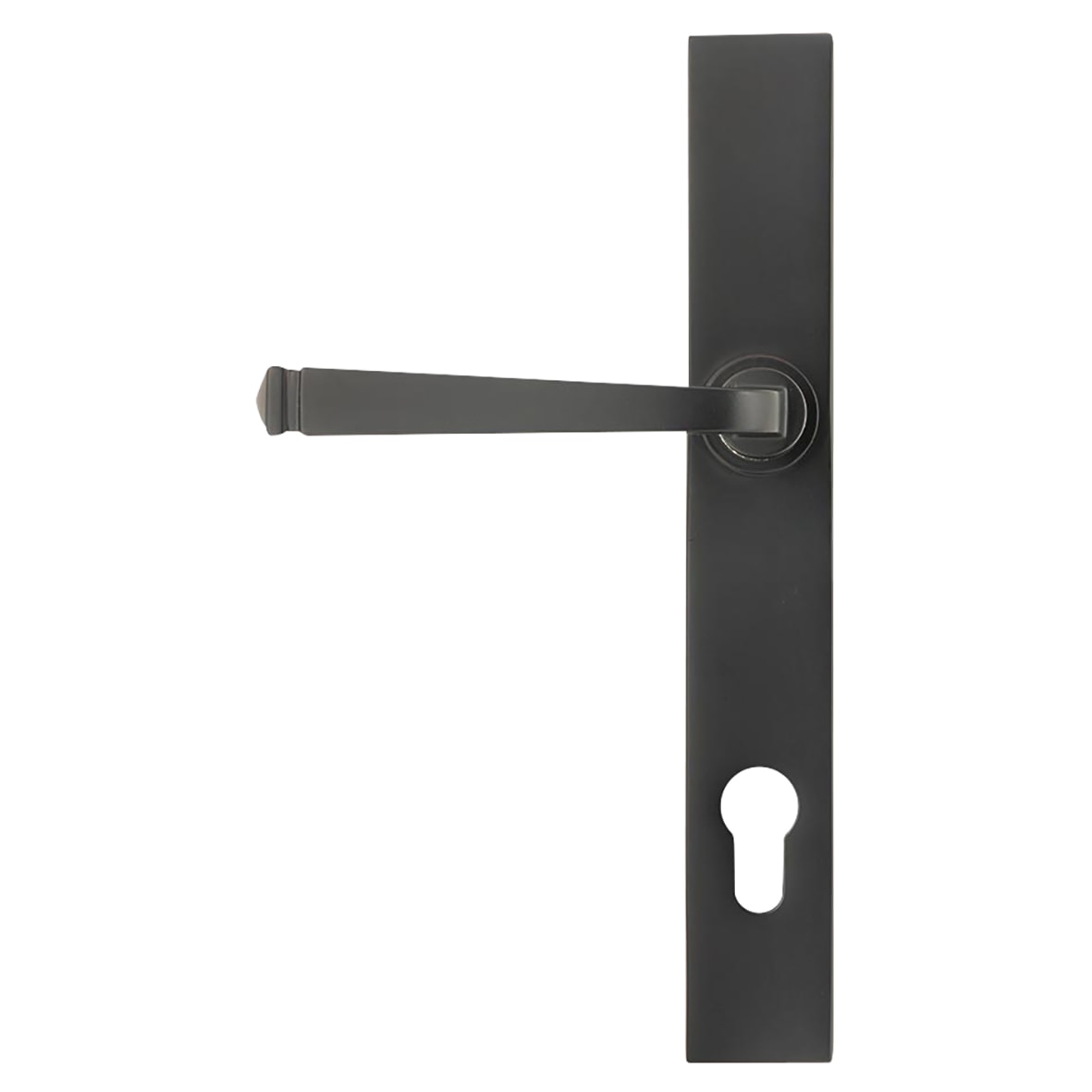 Aged Bronze uPVC Slimline Multipoint Door Handles - 92mm c/c - Avon Range - view 2