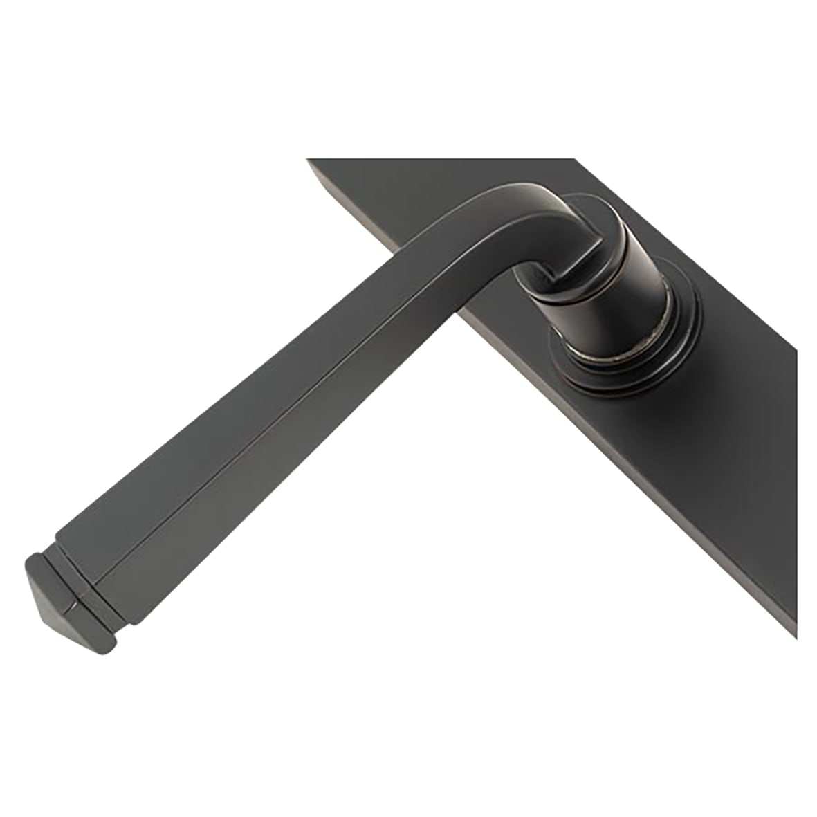 Aged Bronze uPVC Slimline Multipoint Door Handles - 92mm c/c - Avon Range - view 3
