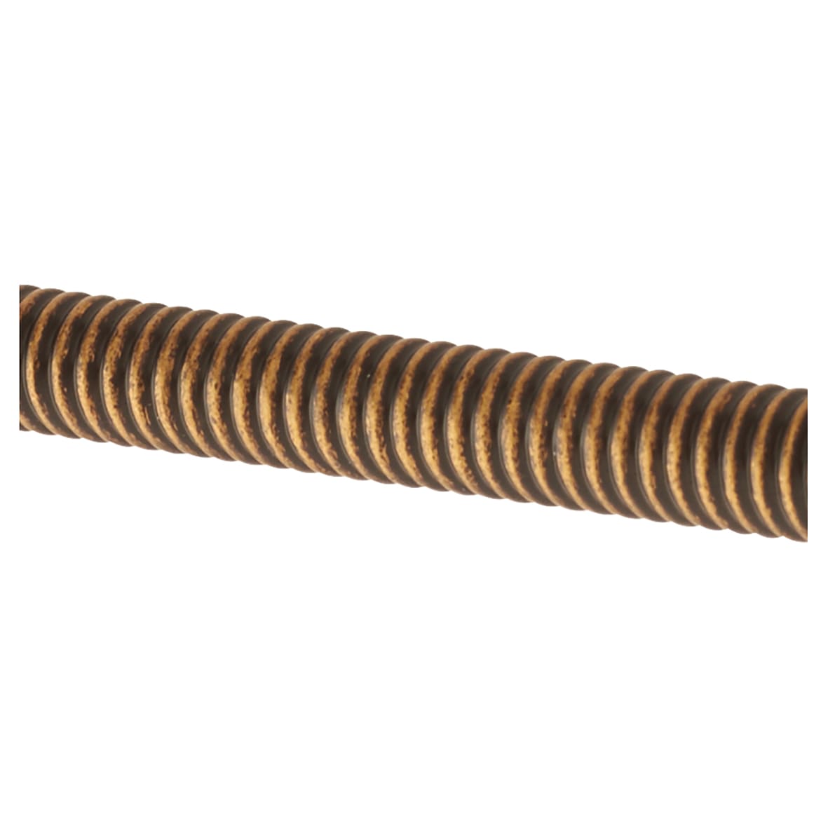 Crewe 10mm Reeded D-Bar Cabinet Pull Handle - 224mm Centres - Antique Brass - view 2