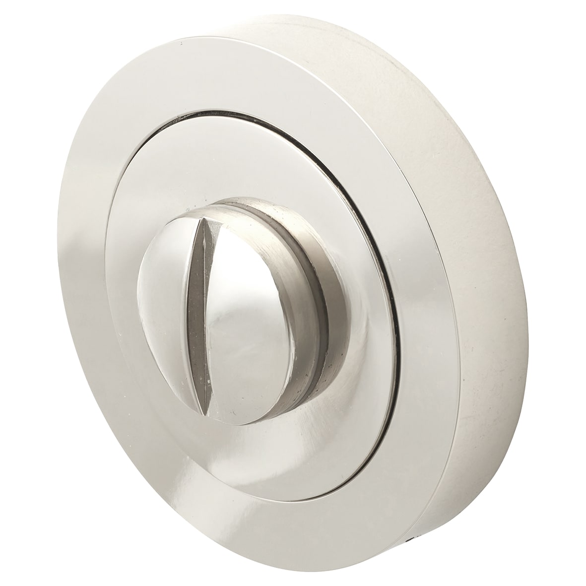 Bathroom Turn & Release - 50mm Diameter - Polished Nickel - view 4