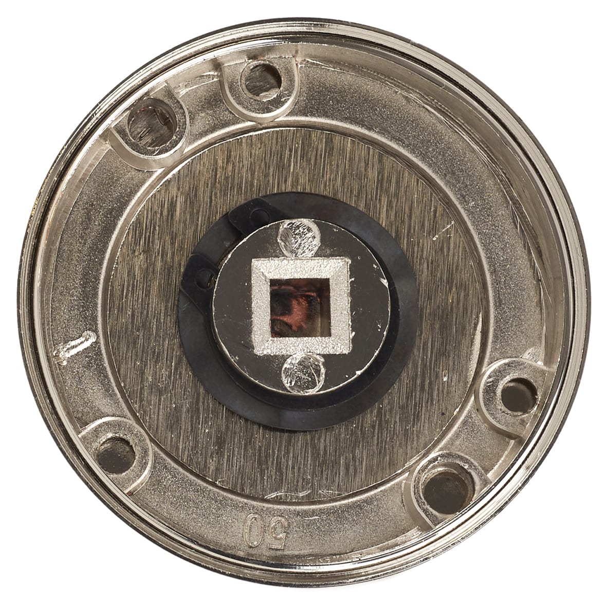 Bathroom Turn & Release - 50mm Diameter - Polished Nickel - view 7