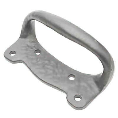 Iron Sash Window Pull Handle - 80mm Length - Antique Black Iron - view 2