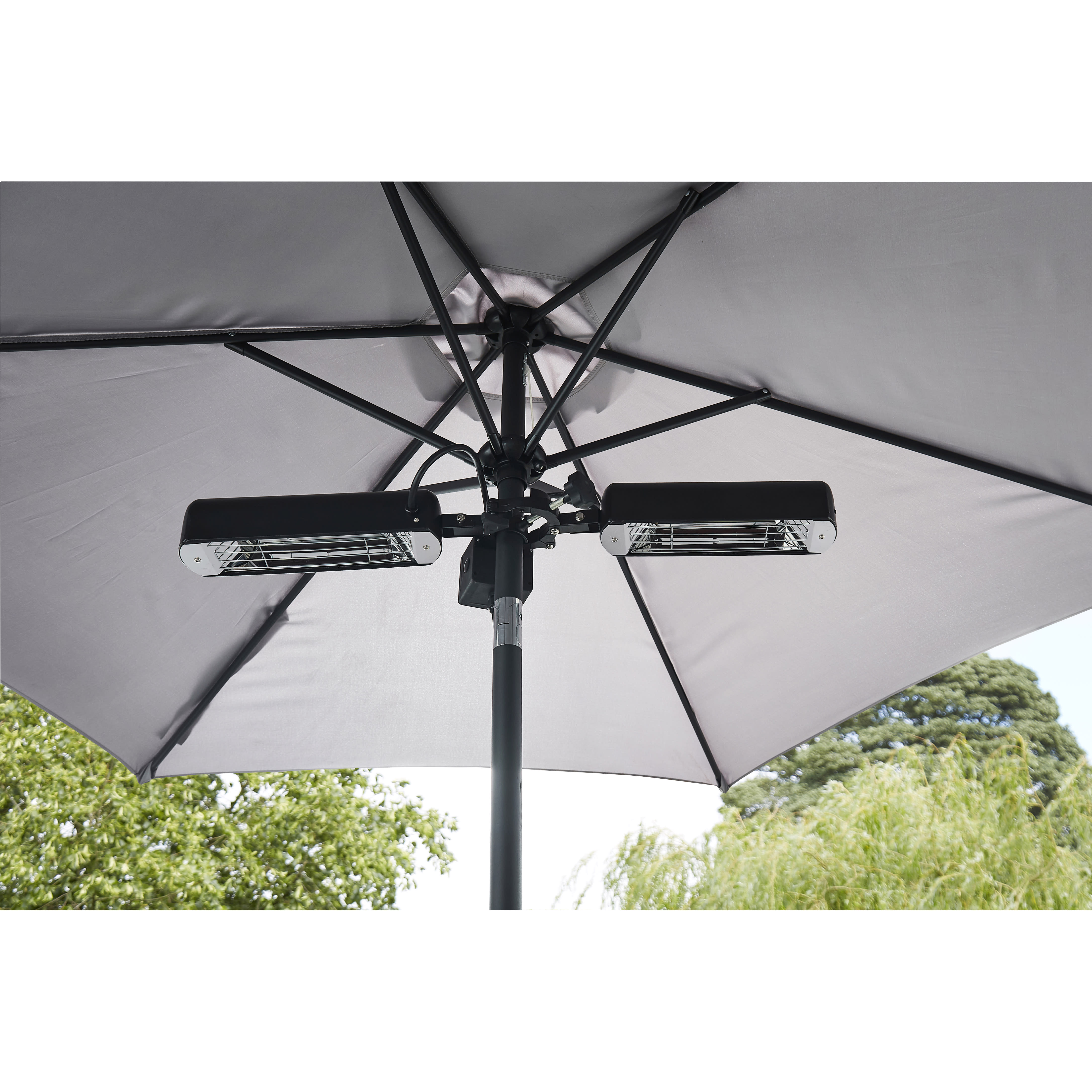 Forum Zink Topaz IPX3 2 x 800W Parasol Heater - 1600W - view 4