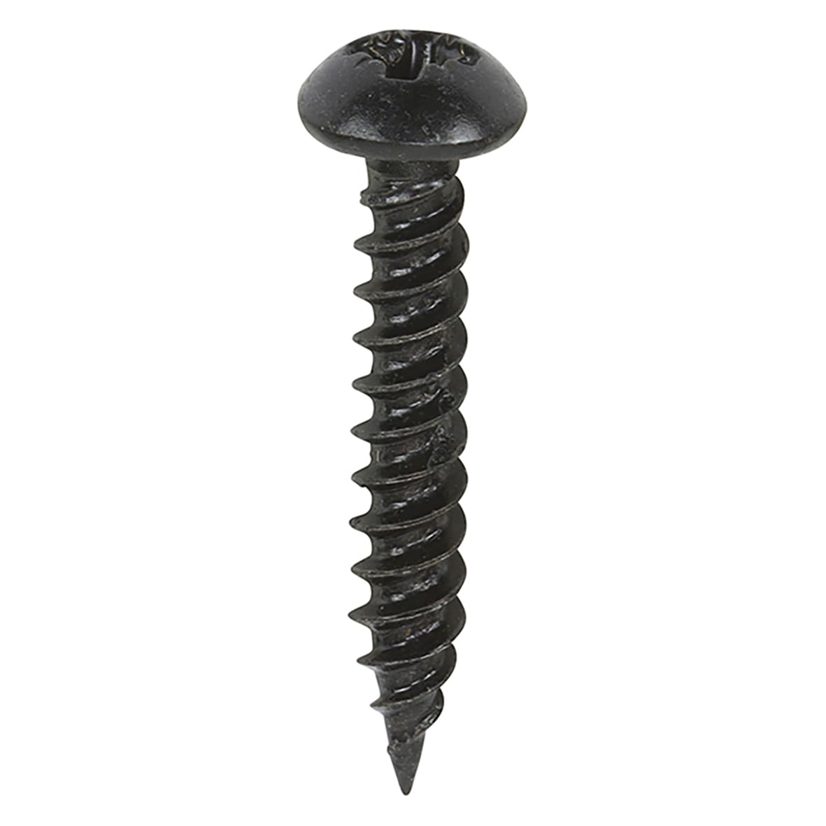 Blackjax Pozi Round Head Wood Screws - 8 x 1" - Exterior Black Organic - Pack of 200 - view 2