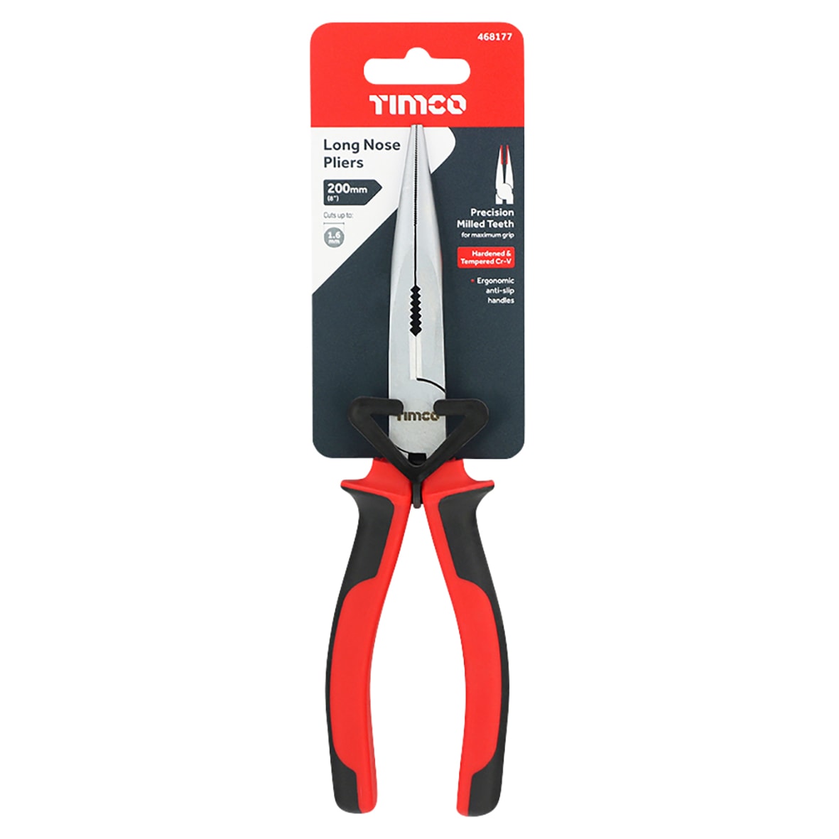 8"/ 200mm Long Nose Pliers - view 2