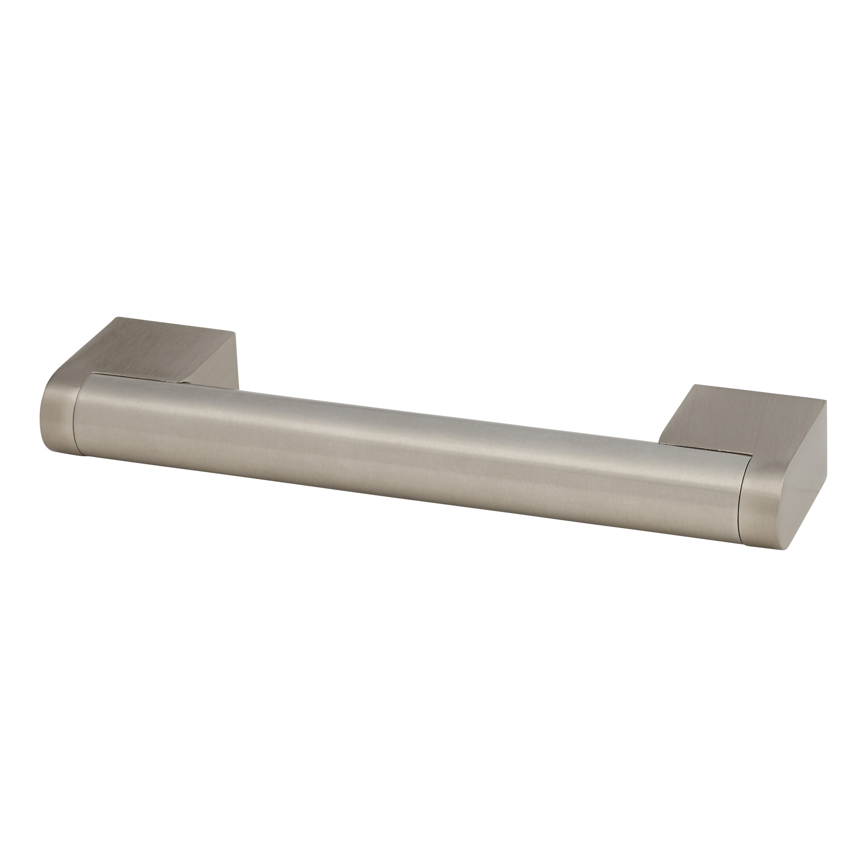 14mm D-Bar Cabinet Pull Handle - 96mm Centres - Brushed Nickel - view 2