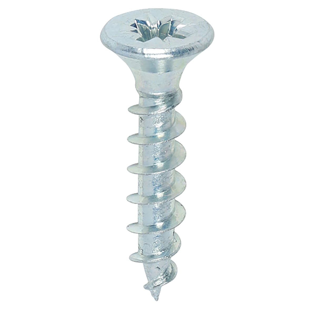 Solo Chippy Pozi Countersunk Wood Screws - 5.0 x 25mm - Zinc Plated - Pack of 200 - view 3