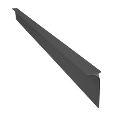 630mm Aluminium Worktop Corner Joint - 30mm Worktop Thickness - Black - view 2