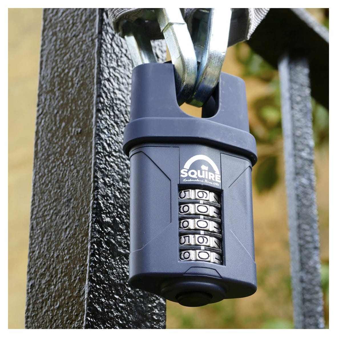 CP60CS Combination All Weather Closed Shackle Padlock - 60mm Body - 33 x 22mm Shackle - Blue - view 7