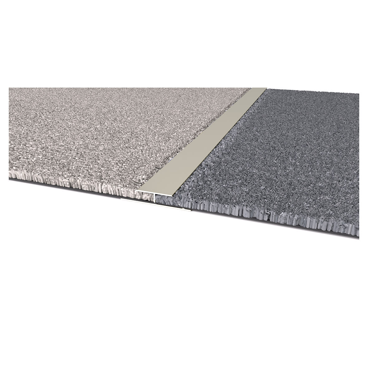M103 Regency Designer Dual Edge Grip Door Bar Carpet Trim - 900mm Length - Champagne - view 2