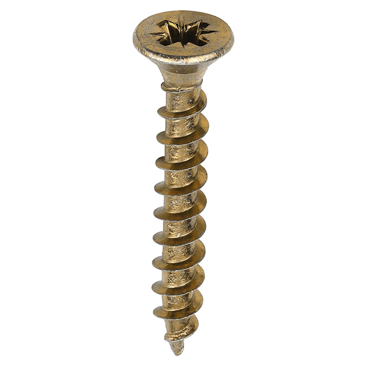 Solo Chippy Pozi Countersunk Wood Screws - 5.0 x 35mm - Yellow Zinc - Pack of 200 - view 3