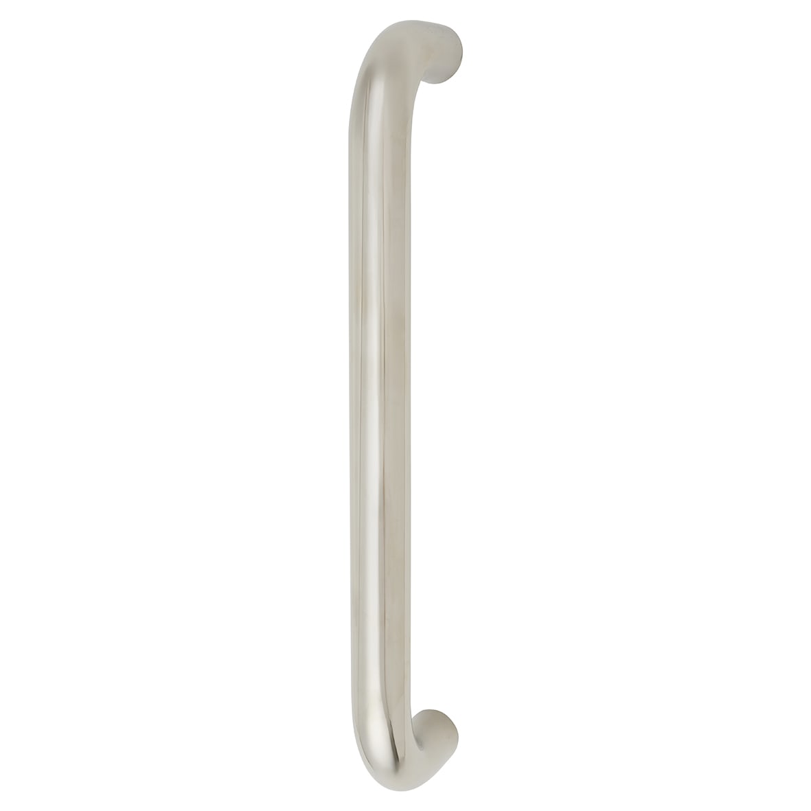 Polished Stainless Steel 19mm D-Bar Door Pull Handle - Bolt Fix - 229mm Centres - view 2