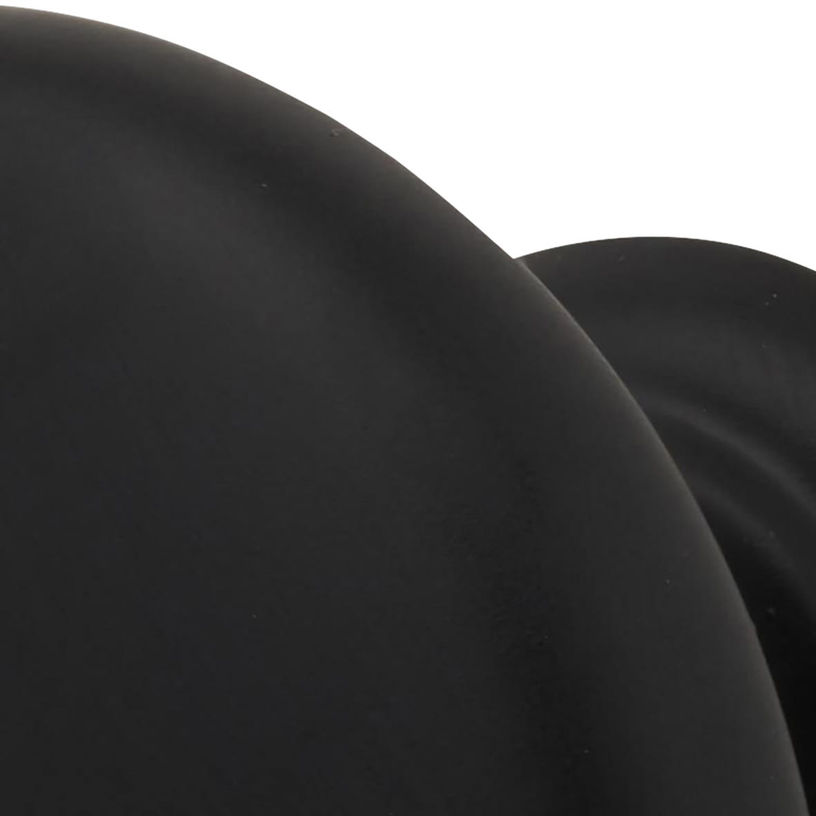 Crofts & Assinder Monmouth Round Cabinet Knob - 38mm Diameter - Matt Black - view 5